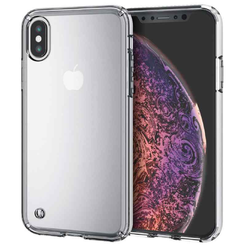 Rakuten - エレコム iPhone XS ケース 衝撃吸収 TRANTECT ハイブリッド [iPhone を美しく守る。] クリア PM-A18BHVCCR