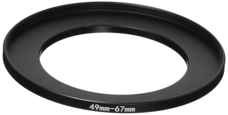 NinoLite ステップアップリング 49mm→67mm カメラレンズ用 アルミ合金製 アダプターリング(Step-Up Ring)