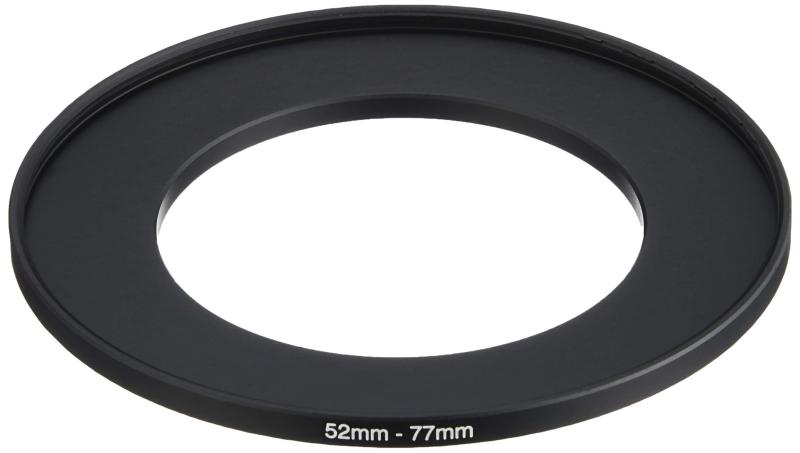 NinoLite ステップアップリング 52mm→77mm カメラレンズ用 アルミ合金製 アダプターリング(Step-Up Ring)取り付け方: スクリュー・ねじ込み式 (強く締めすぎると取り外しにくくなるのでご注意下さい。)リング枠厚み:約5ミリ素材:アルミ合金(軽量・丈夫)産地:MADE IN CHINA産地:MADE IN CHINA
