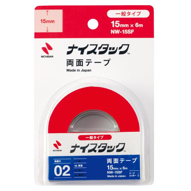 Rakuten - ニチバン 両面テープ ナイスタック (一般) 15mm×6m NW-15SF