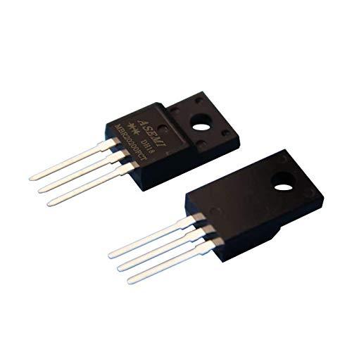 乐天商城 - ASEMI 10個MBR20200FCT / MBRF20200CT 20A200VパッケージショットキーバリアダイオードITO-220ABパッケージコンバータ用