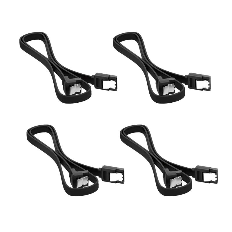 SATA 3�����֥� ���ꥢ�륱���֥�(4�ܥ��å� ��L��) ���ꥢ��ATA3�����֥� ȴ������ɻ� �ϡ��ɥǥ�����/���إɥ饤�� ��Ŭ ��å��� 50cm ��...