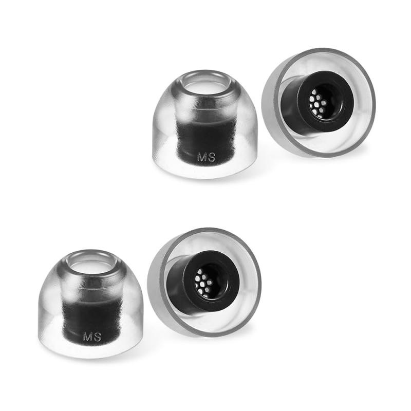 AZLA SednaEarfit Crystal 2 Standard [イヤーピース MSサイズ2ペア] 最高級プレミアムLSR素材採用 テ..