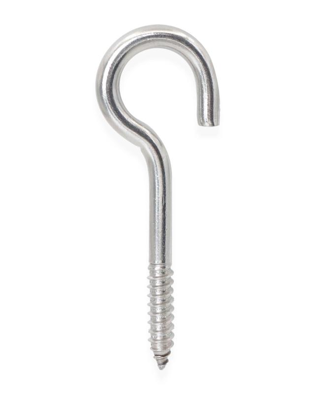 Rakuten - IMSCREWS スクリューアイ 9.4mm 304ステンレス 5個入 120mm長 大口径 アイボルト サンシェード ケーブル固定 木材用