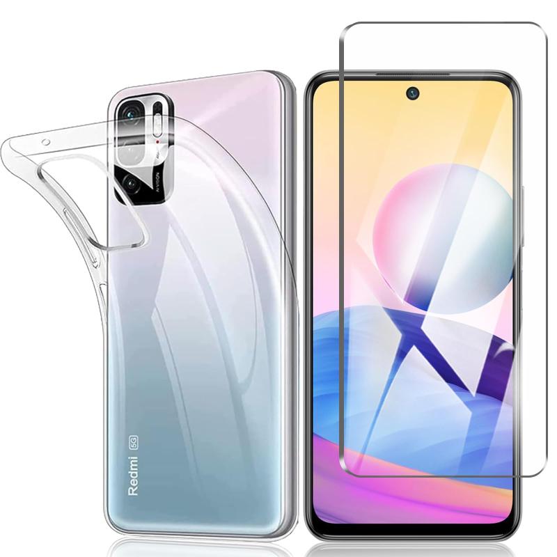Rakuten - Warmyee XIAOMI REDMI NOTE 10T/10JE フィルム+ ケース【日本製-硬度9H】レッドミノート10T/10JE 保護フィルム 耐指紋 撥油性 反射低減 飛散防止処理 レッドミノート10T 用の携帯ケース 耐衝撃薄型カバー