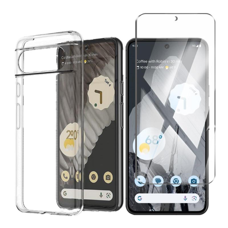 Rakuten - Google Pixel 8 フィルム+Google Pixel 8 ケース【日本製-硬度9H】グーグル ピクセル8 保護フィルム 耐指紋 撥油性 反射低減 飛散防止処理 Pixel 8 用の ケース 耐衝撃薄型カバー 滑り止め 着脱簡単（1