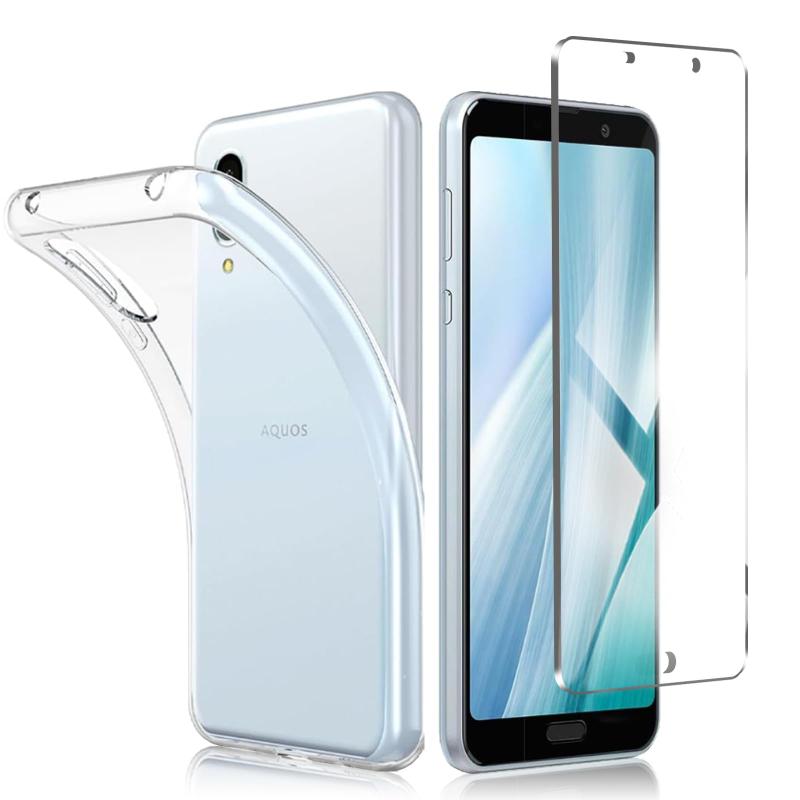 樂天商城 - AQUOS sense3 plus フィルム+ AQUOS sense3 plus ケース【日本製-硬度9H】AQUOS SHV46 保護フィルム 耐指紋 撥油性 反射低減 飛散防止処理 SHV46/SH-RM11 用のスマホケース 耐衝撃薄型カバー 滑