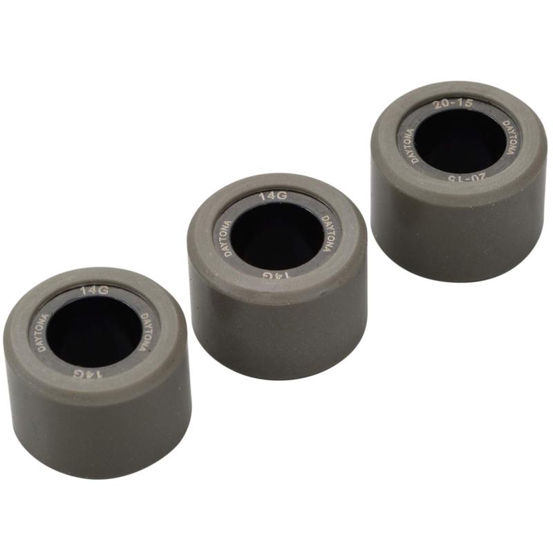 樂天商城 - デイトナ(Daytona) バイク用 DWR ウエイトローラー φ20×15mm 14.0g 方向指定なし 3個セット 90512