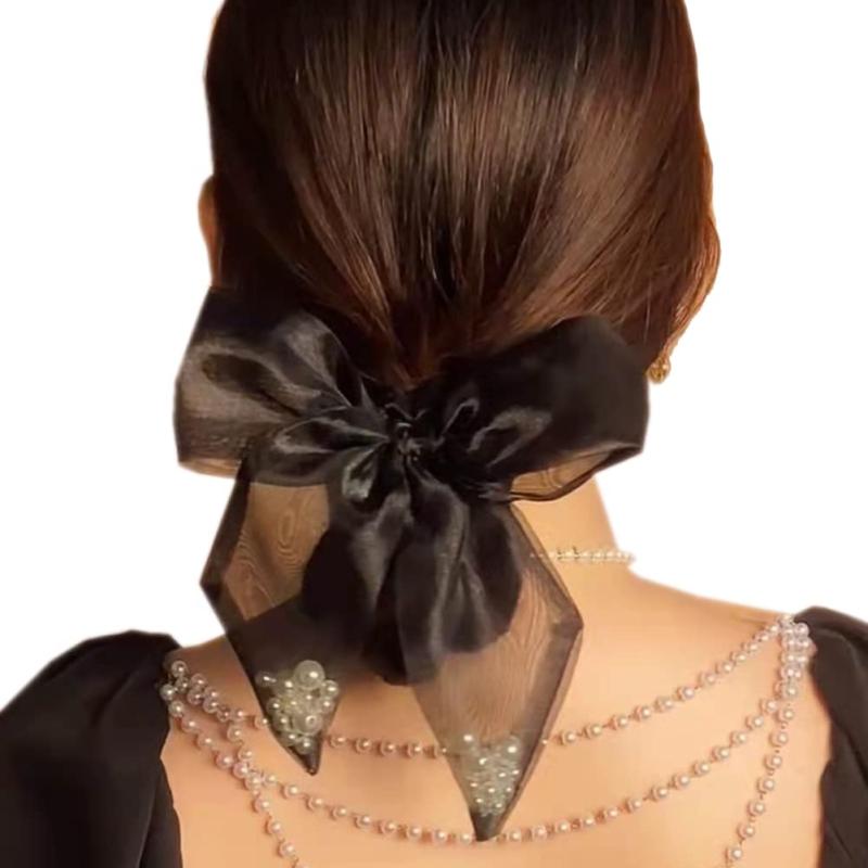 FASELE ボリューム シュシュ 上品 大人 子供 ヘアゴム ヘアアクセサリー 髪留め 髪...