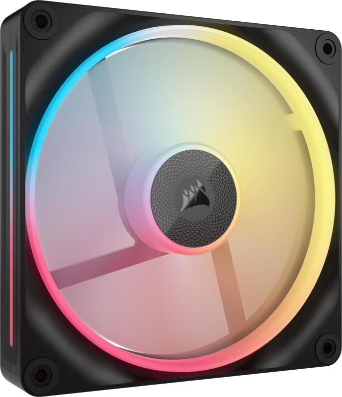 CORSAIR iCUE LINK LX140-R RGB 拡張キット 140mm PWM PCケースファン デュアルライトループ シングルパック ブラック CO-9051051-WW完璧なルックスのリバースローター：吸気用に取り付けた場合でも、RGB リングが完全に見えるリバースローターファンで、見違えるような自作マシンにしましょう。二重ライトループで鮮やかな RGB ライティング：ファンごとに 18 個の LED が内側と外側のループ全体に広がり、鮮やかでカスタマイズ可能なライティングを実現し、すべての iCUE RGB デバイスと同期できます。効果的で効率的な冷却：90.6 CFM の風量を送り出す最大 2,000 RPM の高精度の PWM 制御速度で、システムに優れたエアフローを実現します。印象的な 4.22mm-H2O の静圧も、LX-R RGB にラジエーターへの取り付けに必要な力を与えています。ファン同士をリンク：付属の iCUE LINK ブリッジコネクタを使うと、ファン同士を直接接続でき、すべてのファンを単一ケーブルで iCUE LINK システムハブ（別売り）に接続しながらシームレスなファンの列を作れます磁気ドームベアリングで静音動作：CORSAIR の磁気ドームベアリングは有名な磁気浮上式ベアリングを改良したもので、ノイズを最小限に抑え、摩擦を減らして、寿命を伸ばします。