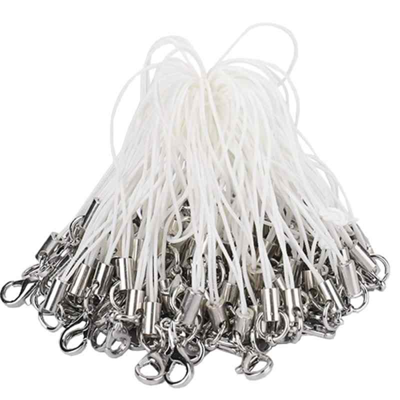 ストラップ フック付き 100本セット 携帯ストラップ アクセサリー ...(3.0)