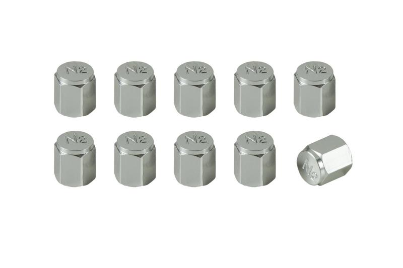 Rakuten - バイクパーツセンター(Bike Parts Center) エアバルブキャップ N2 10個セット 自動車 バイク 906001