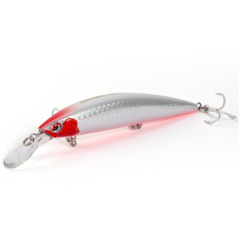 LITTMA SAGOSHI プロフェッショナルフィッシングルアー-青物、マゴチ用ファストシンキングミノー7cm/9cm/11cmサイズ：110mm、重量：37gファストシンキング（急速沈下）#6 BKKフック採用一部のカラーバリエーションは夜間に発光しますソルトウォーターフィッシングに最適