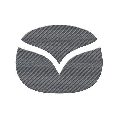 HASEPRO ( ハセ・プロ ) マジカルカーボン【ステアリングエンブレム】( ガンメタ ) マツダ RX-8 MC前 / MPV / CX-5 CESM1GU