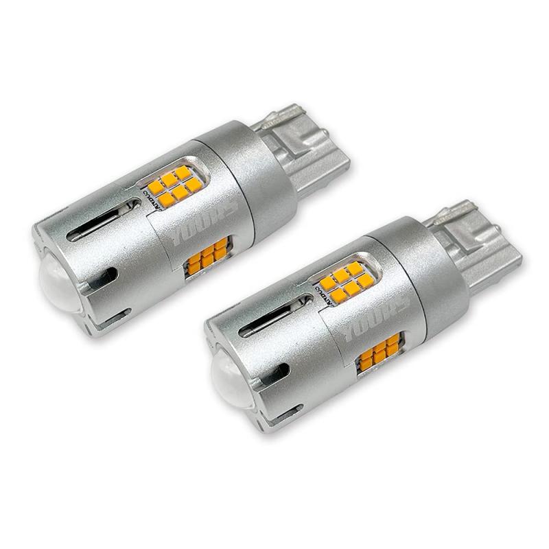 YOURS(ユアーズ) アクア Zグレード LED ウィンカー バルブ プロジェクター付き 抵抗内蔵 【2個 1set】 【2000LM爆光バルブ】 新型 AQUA トヨタ TOYOTA y38-027 [2] M