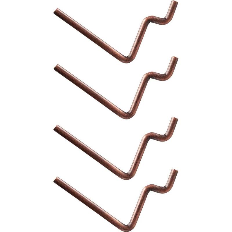 キングジム ペグボード ペギー L字フック パーツ ブラウン PGP01-BR