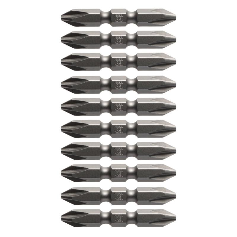 乐天商城 - 【 】ベッセル(VESSEL) 両頭 ビット マグネット入り エアー 電動ドライバー用 +2×45mm 10本組 硬度:H(高硬度) M-A14 ZP