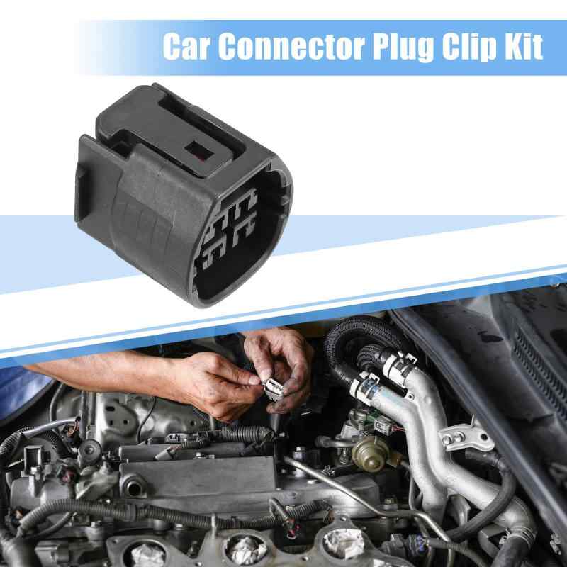 X AUTOHAUX オルタネーターコネクタアダプタープラグクリップキットの交換 4ピン 番号9098011964 トヨタに対応 1セット