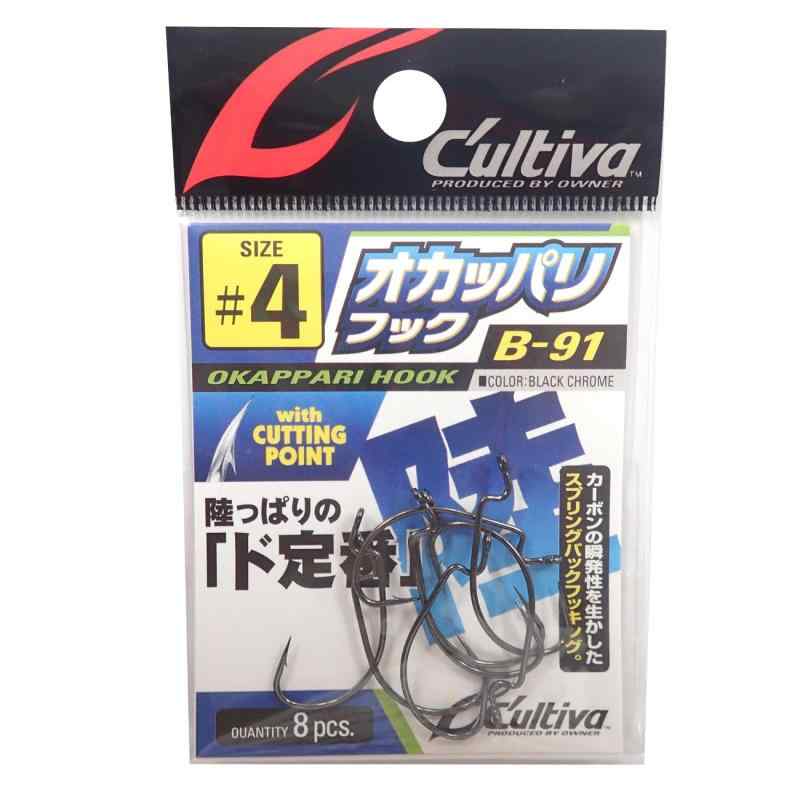 オーナー(OWNER) B-91 オカッパリフック 4 11532 釣り針ルアー用フック