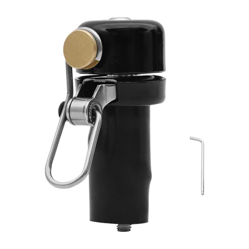 YEWILD 自転車 ベル ロードバイク 自転車ベル バーエンドキャップ式 隠れ式 軽量 大音量 爽やかな音色 銅合金製 防水 錆びにくい ロード グラベルロード ハンドル直径22.2mm対応