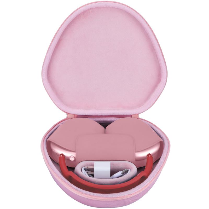 乐天商城 - Peyyargo収納ケースと互換性のあるApple AirPods Maxワイヤレスオーバーイヤーヘッドフォン【ピンク ケースのみ】
