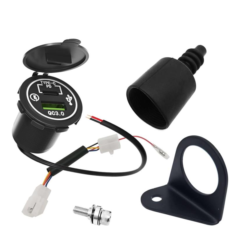 クイックチャージャー USB電源キット 適合車種 ホンダ スーパーカブ50 AA09 /プロ AA04 / スーパーカブ110 JA44/JA59 /プロ JA61