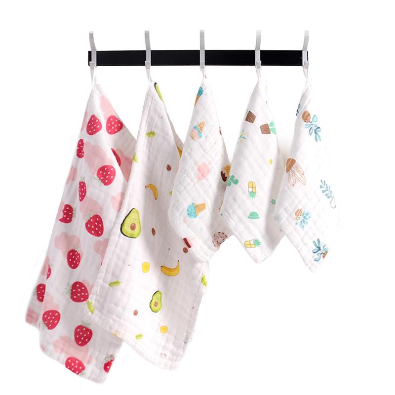 ガーゼハンカチ 赤ちゃん用タオル 6重ガーゼ よだれかけ ベビービブ スタイ 綿100% 柔らかい イブル 沐浴布 出産祝い おしゃれ プレゼント【天然素材】綿100%で作られ、肌触りがやさしくて、赤ちゃんのお肌を守ります。無蛍光生地なので、赤ちゃんに舐められても噛まれても衛生的なハンカチです。安心してご使用いただけます。