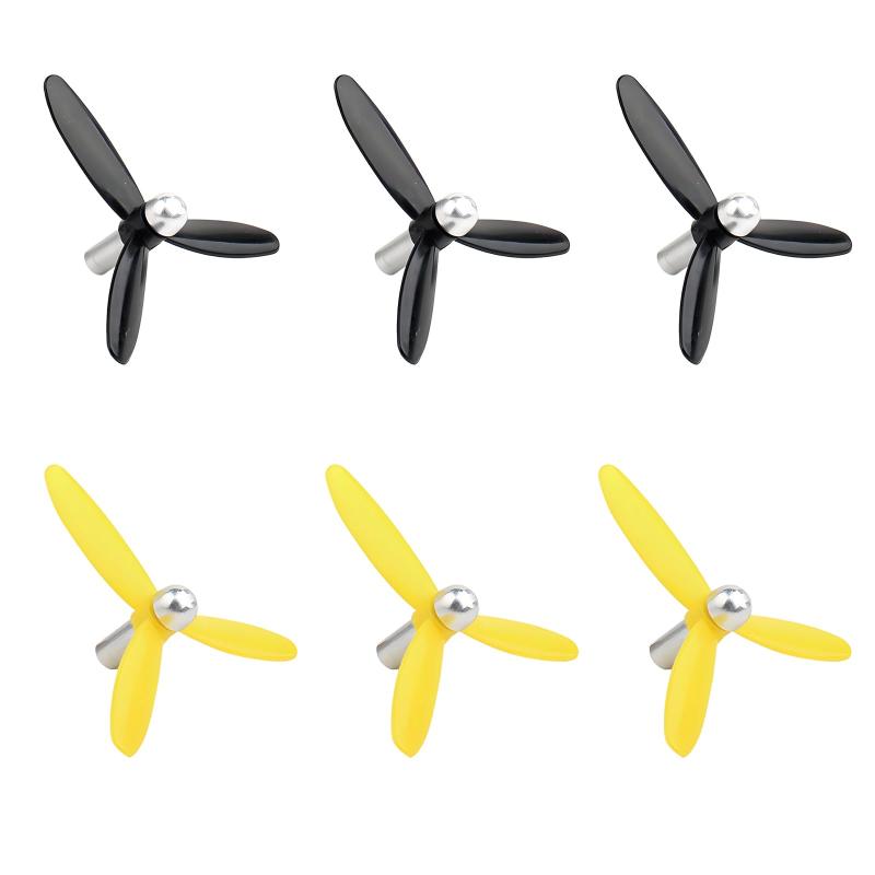 YINKE ヘルメットプロペラ 自転車 イエローアヒル プロペラヘルメットのおもちゃ 竹トンボ ヘルメット 自転車用ベル あひるのプロペラヘルメット 自転車アクセサリー 6個セット 小さなかわ