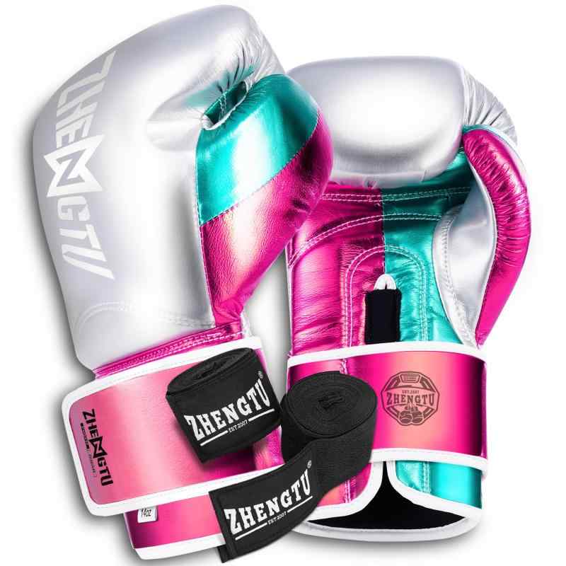 ZHENGTUプロボクシンググローブ【RIZIN現役 CFFCフライ級王者に 第5代DEEPフライ級王者「神龍誠」推薦】マイクロファイバー革 通気性 テコンドー 格闘技 スパーリンググローブ…