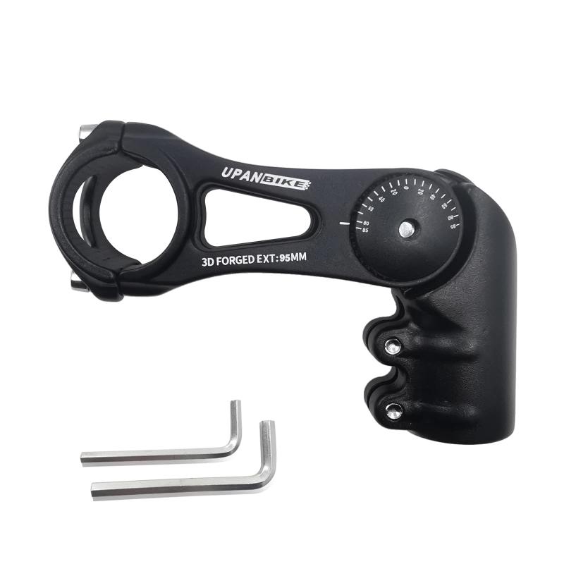 乐天商城 - UPANBIKE バイクステム調節可能な自転車ステム31.8mm 130度75mm 95mm 130mmアルミ合金ハンドルBRライザーエクステンダーBMXマウンテンバイク