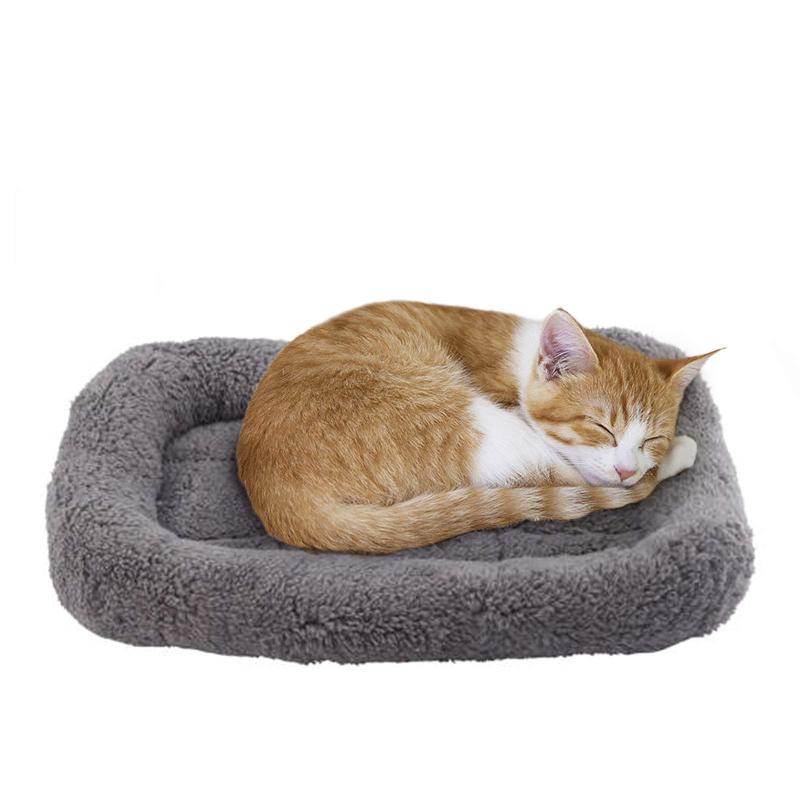 lesypet クレートキャットベッドマット用スモールキャットマットラビットパピーベッドウォッシャブルマット、スモール