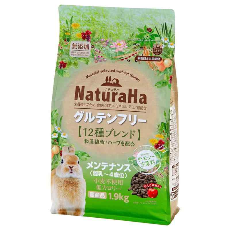乐天商城 - ミニマルランド ナチュラハ グルテンフリー 12種ブレンド ラビット メンテナンス お徳用 1.9kg