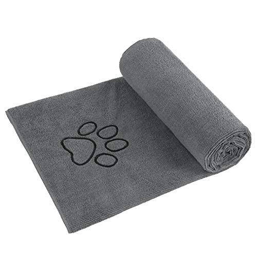 Sinland マイクロ ファイバー 超吸水 ペット用 タオル 犬 猫 体拭き タオル 75cmx127cm