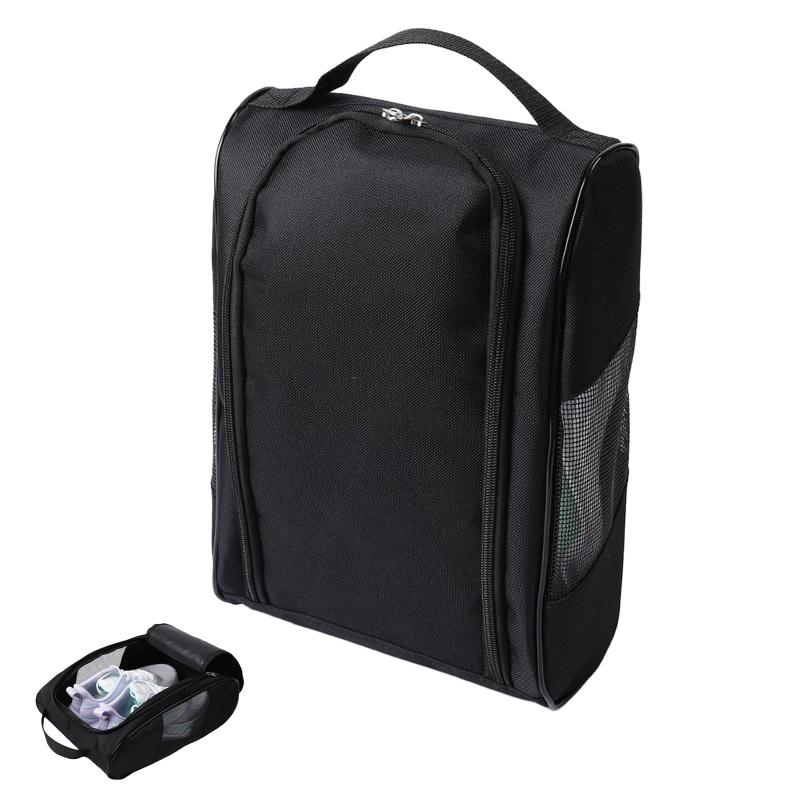 Shoes Bags - LeTradeJP シューズケース シューズバッグ メッシュ 通気性 蒸れない 持ち運び便利 シューズ入れ 防水 収納 ゴルフ サッカー バスケットシューズケース