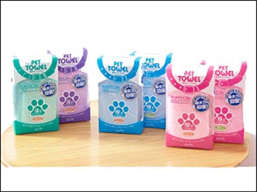 アイオン(Aion) 超吸水ペットタオル 厚手 Lサイズ ブルー