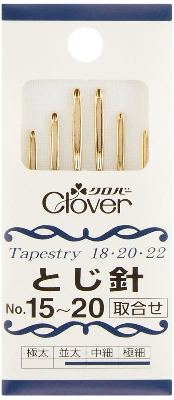 樂天商城 - クロバー(Clover) とじ針 取合せ No.15~20 6本入り 55-031