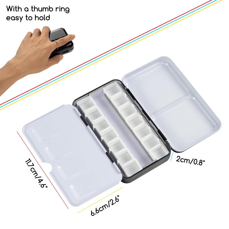 MEEDEN 空の水彩缶ボックスパレット