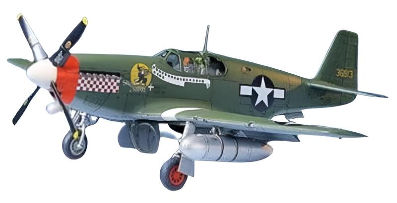 乐天商城 - タミヤ 1/48 傑作機シリーズ No.42 アメリカ陸軍 ノースアメリカン P-51B マスタング プラモデル 61042