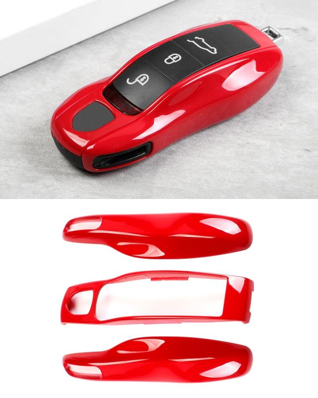 ポルシェマカンパナメーラ911のキーフォブカバー、ポルシェケイエンのキーチェーンキーチェーンキーカ..