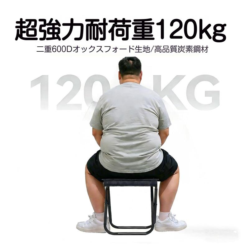 折りたたみ椅子Orelisse【2026Newモデル折りたたみ椅子 アウトドア 超軽量コンパクト 1秒展開収納 カーボンスチールフレーム 耐荷重120kg 収納袋一体型 ショルダーストラップ付き ポケット付き whitehalca-10200403 White market サンプル画像3