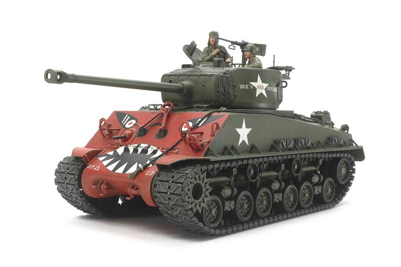 タミヤ 1/35 ミリタリーミニチュアシリーズ No.359 アメリカ戦車 M4A3E8 シャーマン イージーエイト 朝鮮戦争 プラモデル 35359組み立て塗装が必要なプラモデル。別途、接着剤や工具、塗料等が必要。1/35スケール未塗装プラスチック組み立てキット完成サイズ:全長215mm、全幅86mm防盾のキャンバスカバーは立体感豊かに再現後期型のディフレクター、改修されたエンジンデッキやトラベリングロック、車外電話ボックス、ファーストエイドキットなども繊細な仕上がり幅広ダブルピンのt80型履帯は手軽でリアルなベルト式コマンダーとローダーの半身像2体、赤い悪魔の顔で知られる第89戦車大隊「rice's red devils」所属車などデカール2種類付きお客様の性別: male