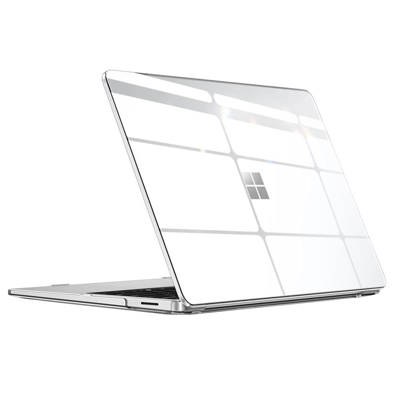 Fintie for Surface Laptop 7 ケース 保護ケース 13.8インチ PC 薄型 軽量 耐衝撃性 傷防止 排熱口設計 透明 おしゃれ (モデル番号2036)