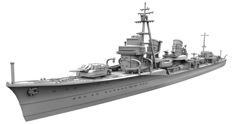 ヤマシタホビー(Yamashita hobby) 1/700 艦艇模型シリーズ 日本海軍特型駆逐艦 II型 綾波(アヤナミ) プラモデル NV3U
