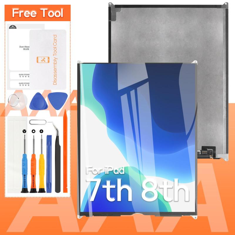 A-MIND For iPad 7/8 専用液晶パネル タッチパネルデジタイザー for iPad 10.2 2020/2019LCDスクリーン 統合画面交換修理用キット 無料の修理工具