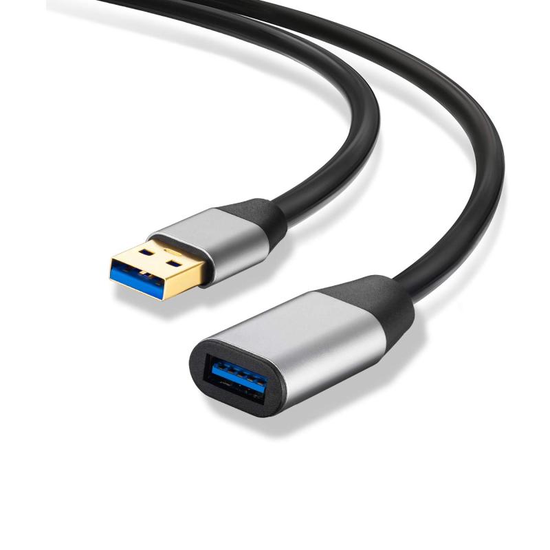 ~15 inches - USB 3.0延長ケーブル、LiuTianケーブル延長USB 3.0 Type Aオス-メス、コンピューター、カーTV、およびプリンター、マウス、キーボード、ハブ、ペンドライブ、PS3またはXboxコントローラー、バーチ