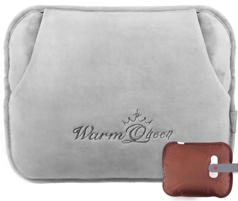 Great Home JP 湯たんぽ ゆたんぽ 充電式【大きめサイズ&保温ポケット型デザイン】エコ 湯タンポ 蓄熱式 電気湯たんぽ 5~15H長時間保温 省エネ 防爆充電器 節電 過熱防止機能 柔らかく温かい