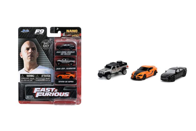 Rakuten - Nano Hollywood Rides FAST & FURIOUS 3-PACK FF9 ワイルドスピード ミニカー