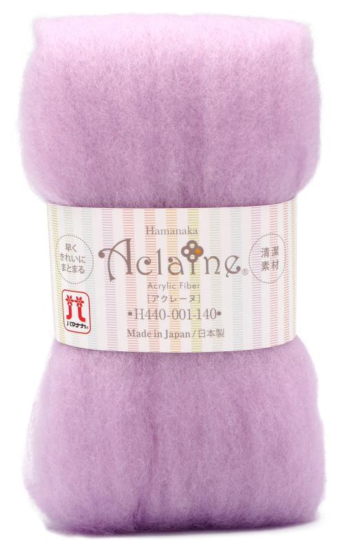 ハマナカ 羊毛フェルト アクリルファイバー アクレーヌ 15gパック パープル系 H440-001-140