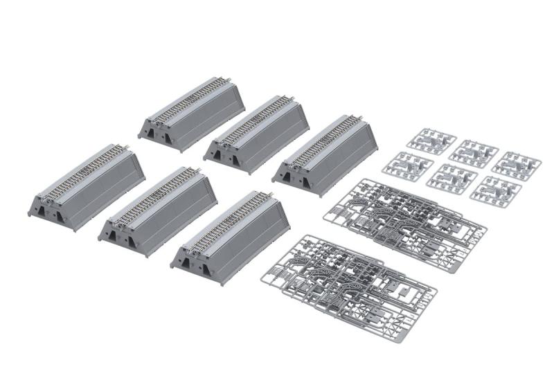 TOMIX Nゲージ 築堤大カーブレール 延長部 91046 鉄道