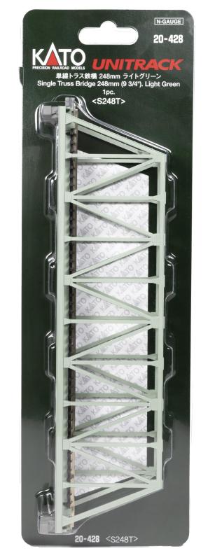 カトー(KATO) Nゲージ 単線トラス鉄橋 ライトグリーン 20-428 鉄道模型用品(3.0)